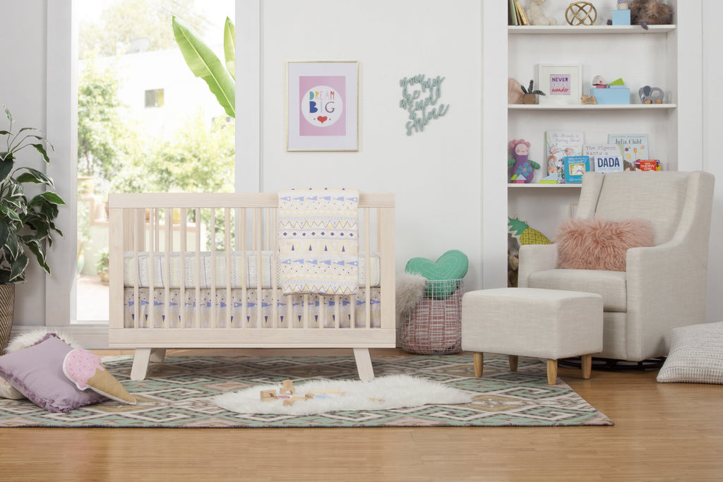 M4201NX,Hudson 3-in-1 Convertible Crib with Toddler Bed Conversion Kit in Washed Natural
