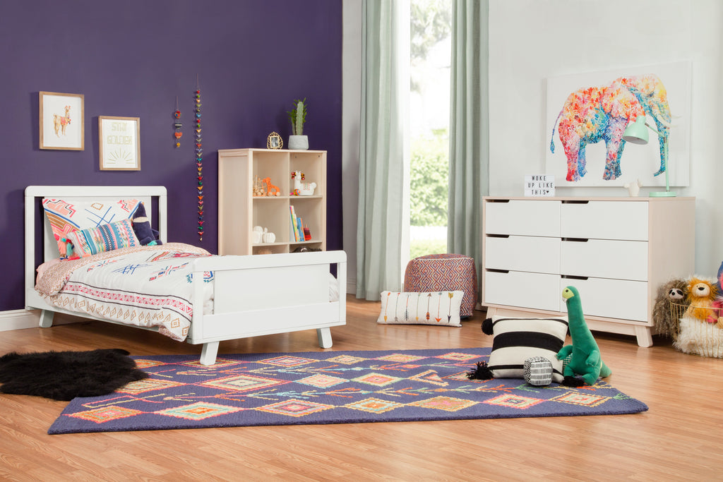 M4289W,Hudson Twin Bed in White