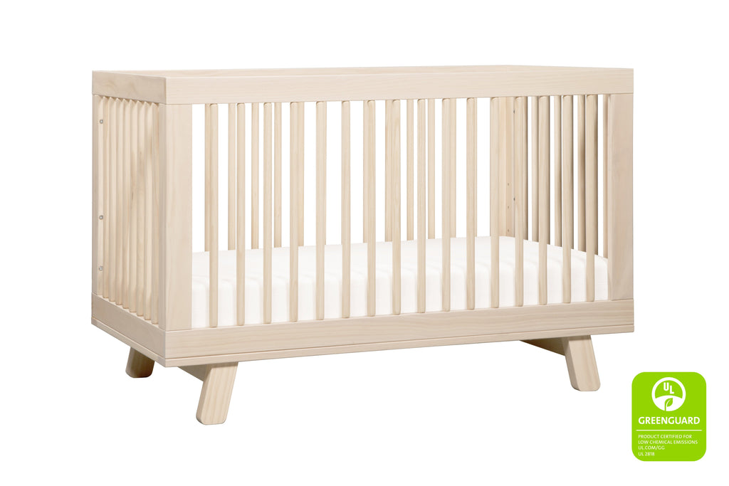 M4201NX,Hudson 3-in-1 Convertible Crib with Toddler Bed Conversion Kit in Washed Natural