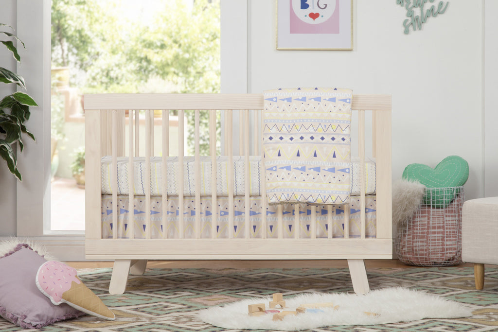 M4201NX,Hudson 3-in-1 Convertible Crib with Toddler Bed Conversion Kit in Washed Natural