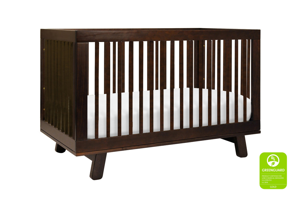 M4201Q,Hudson 3-in-1 Convertible Crib with Toddler Bed Conversion Kit in Espresso Finish