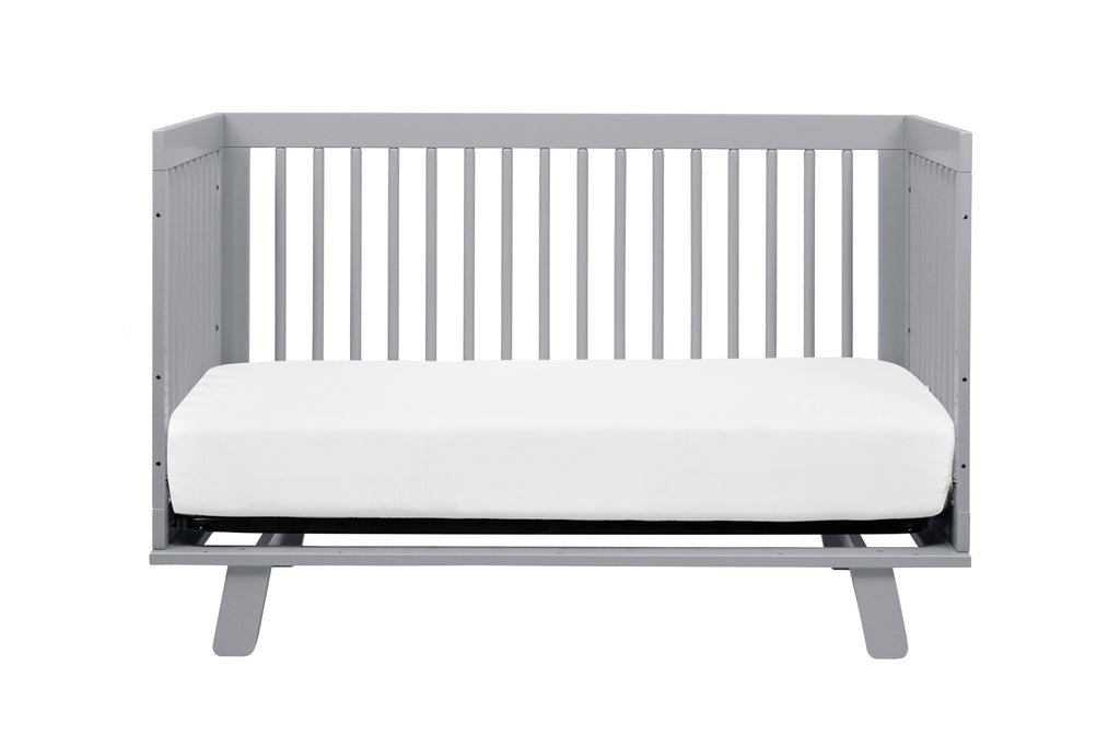 M4201G,Hudson 3-in-1 Convertible Crib with Toddler Bed Conversion Kit in Grey Finish