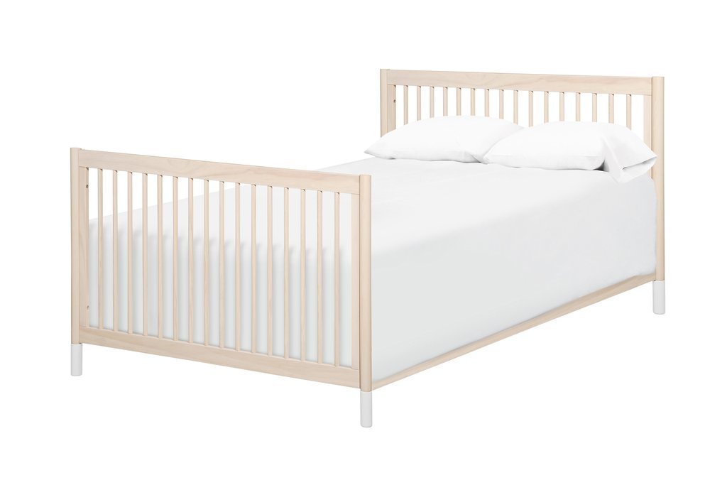 M5789NX,Hidden Hardware Full Size Bed Conversion Kit In Washed Natural