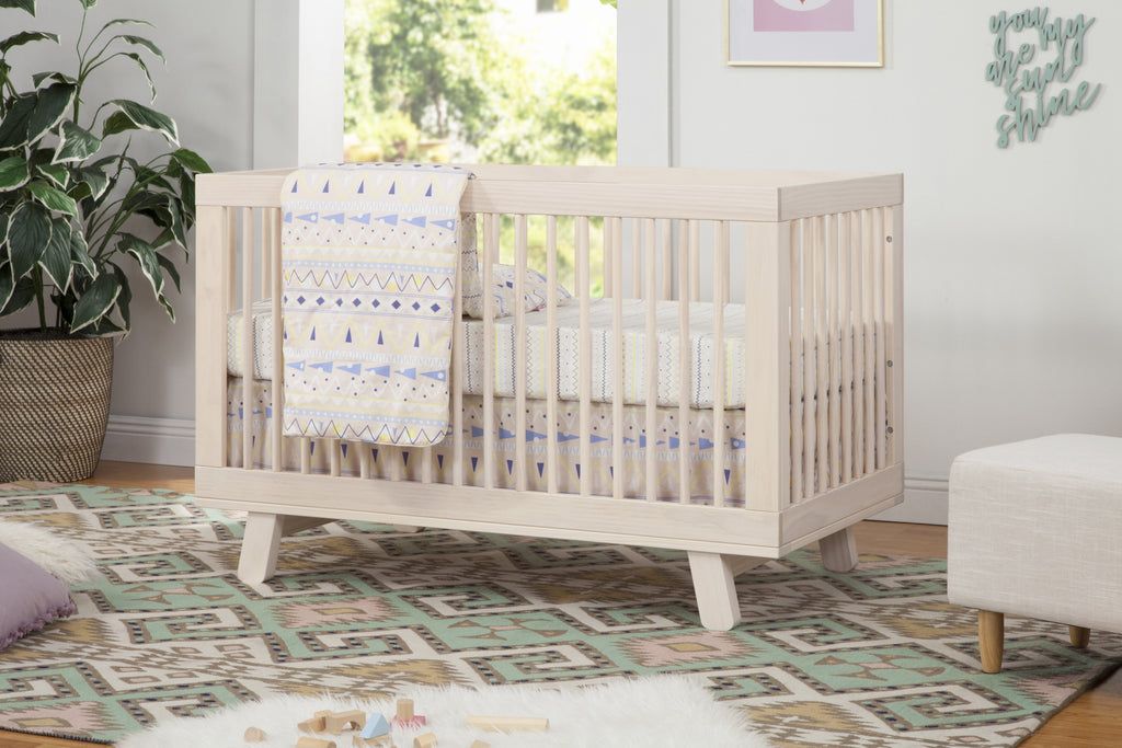 M4201NX,Hudson 3-in-1 Convertible Crib with Toddler Bed Conversion Kit in Washed Natural