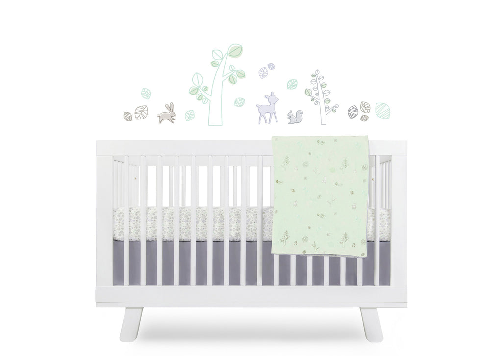 Babyletto Tranquil Woods 5-Piece Nursery Crib Bedding Set
