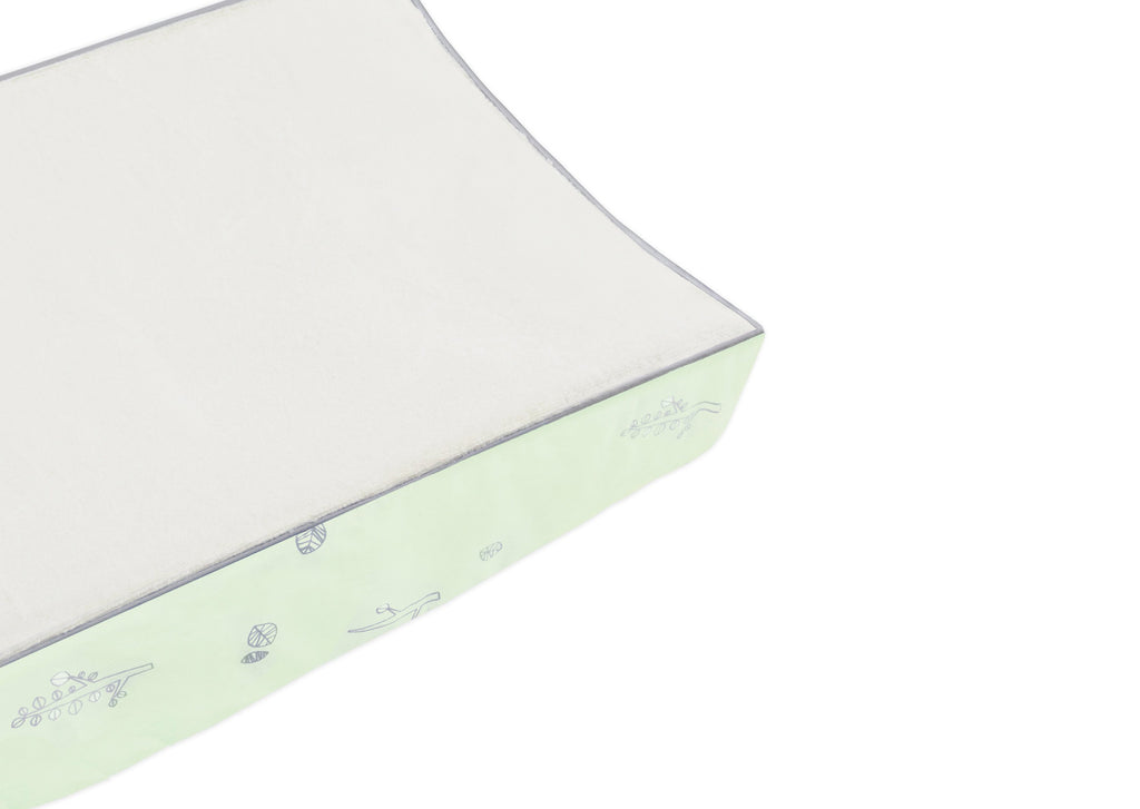 T8270,Tranquil Woods 5-Piece Set Sheet  Skirt  Play Blanket  Pad Cover & Wall Decal