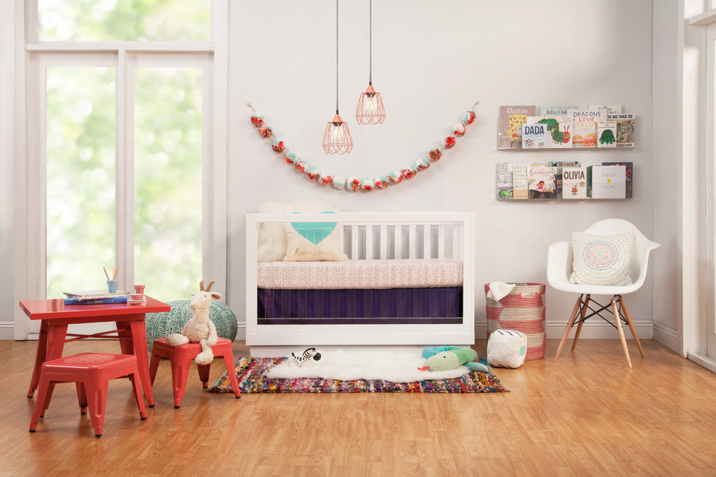 T8031,In Bloom Crib Skirt 